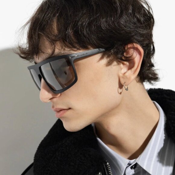 NEW TOM FORD FT1066 UNISEX SHIELD SUNGLASSES TOM FORD CLINT  display picture 3